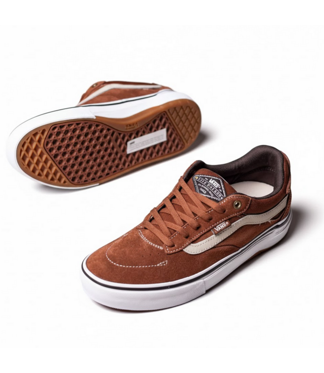 VANS MENS SKATE KYLE WALKER WAFFLECUP SHOES (1RE) TORTOISE