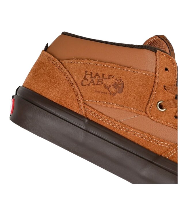 VANS MENS SKATE HALF CAB SHOES (CL6) GOLDEN/BROWN/GUM