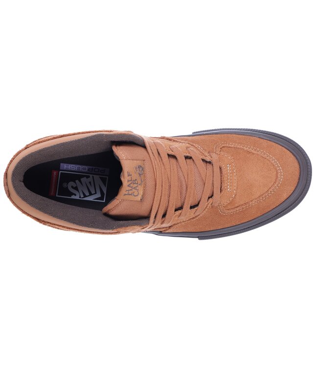 VANS MENS SKATE HALF CAB SHOES (CL6) GOLDEN/BROWN/GUM