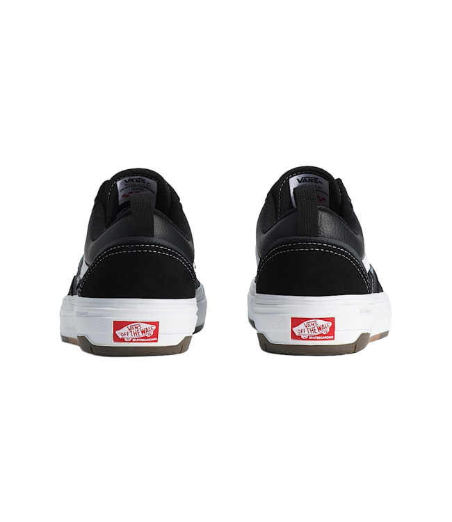 VANS MENS SKATE OLD SKOOL WAFFLECUP SHOES (BA2) BLACK/WHITE