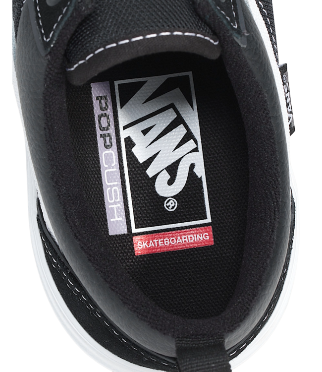 VANS MENS SKATE OLD SKOOL WAFFLECUP SHOES (BA2) BLACK/WHITE