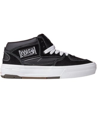 VANS VANS MENS SKATE HALF CAB WAFFLECUP SHOES (BA2) BLACK/WHITE