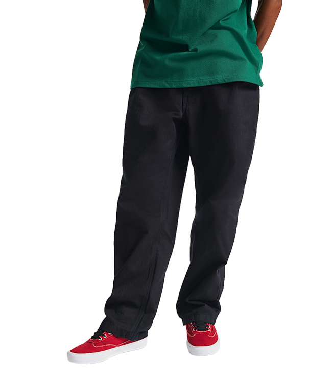 VANS MENS SKATE LOOSE PLEATED DENIM PANT BLACK