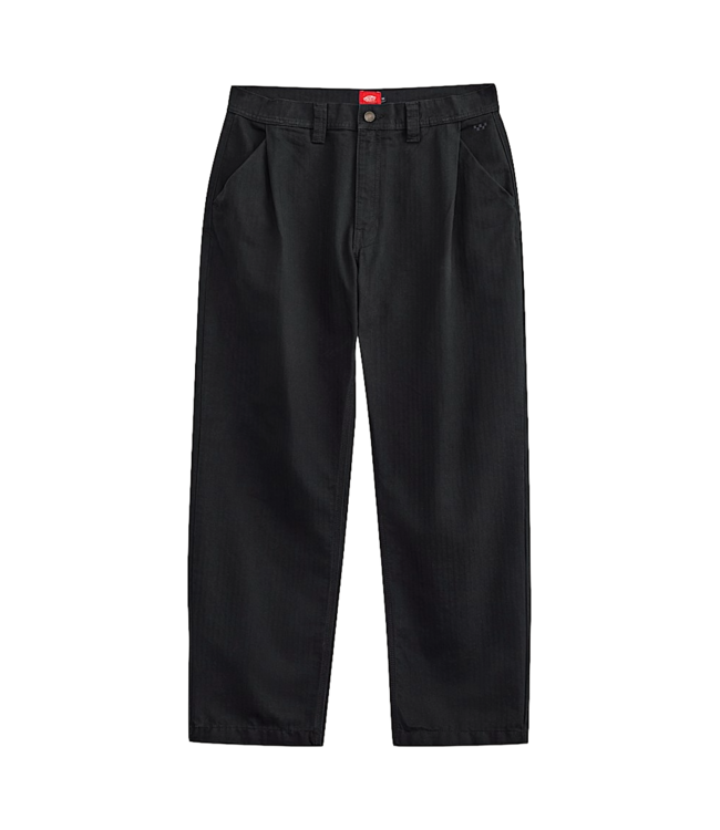 VANS MENS SKATE LOOSE PLEATED DENIM PANT BLACK