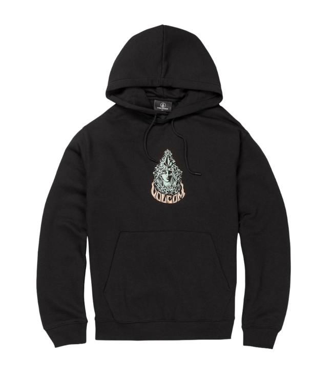 VOLCOM MENS STRIKE PO HOODIE BLACK