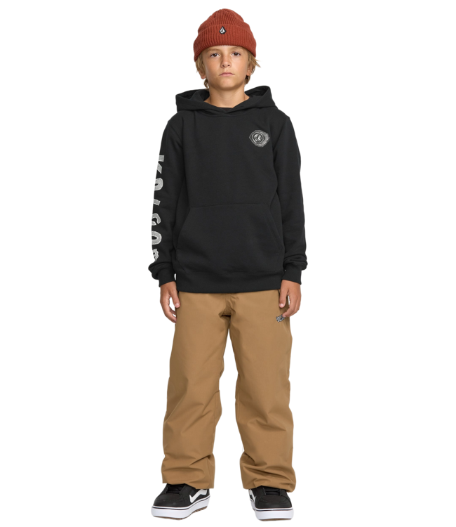 VOLCOM BOYS ESSENTIAL PO HOODIE BLACK