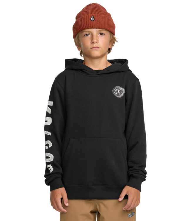 VOLCOM BOYS ESSENTIAL PO HOODIE BLACK