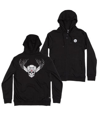 RDS RDS MENS DECENZO ZIP HOODIE BLACK