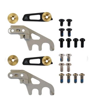 SPARK CROSSBAR CLIPS TOP-MOUNT BLACK/METAL