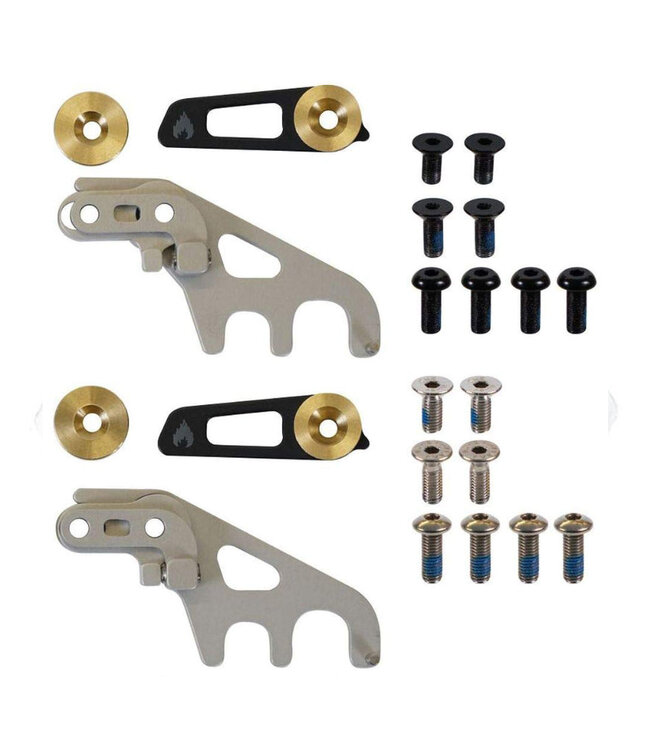 SPARK CROSSBAR CLIPS TOP-MOUNT BLACK/METAL