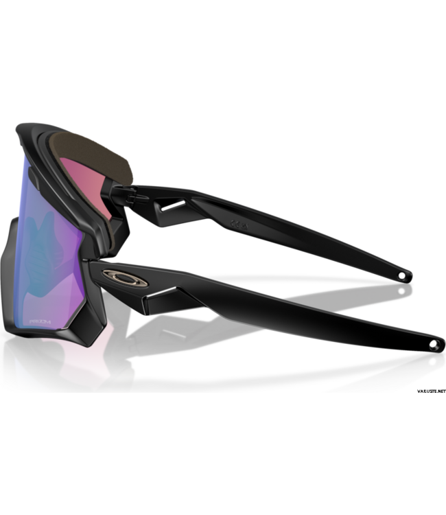 OAKLEY WIND JACKET 2.0 SUNGLASSES MATTE BLACK w/ PRIZM ROAD JADE