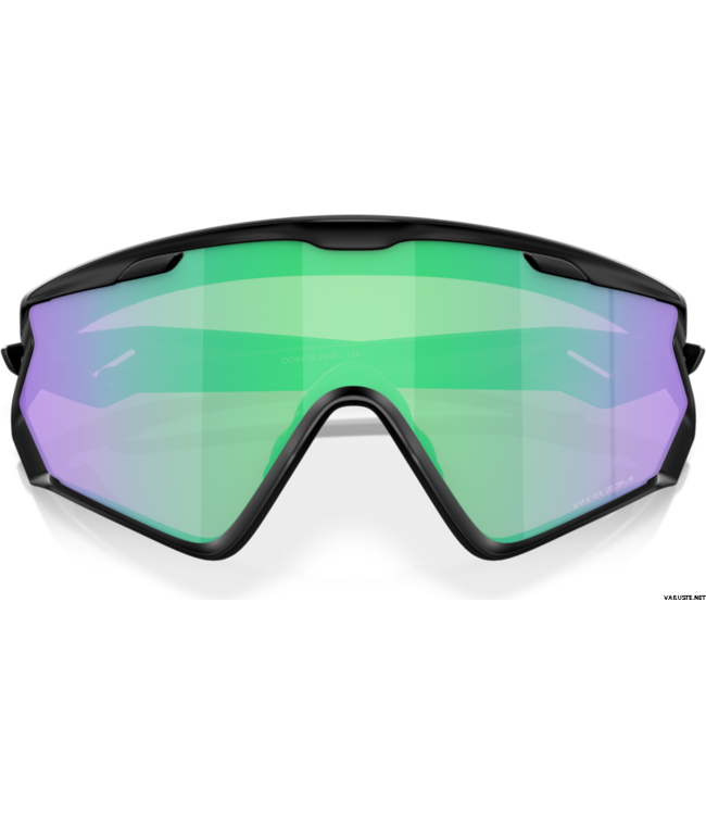 OAKLEY WIND JACKET 2.0 SUNGLASSES MATTE BLACK w/ PRIZM ROAD JADE
