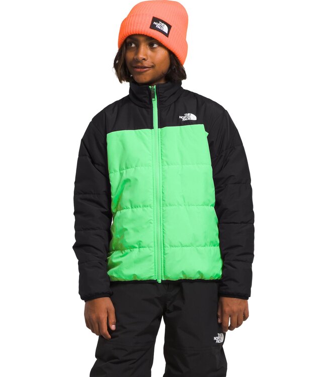 THE NORTH FACE BOYS FREEDOM TRICLIMATE SNOW JACKET CHLOROPHYLL GREEN/TNF BLACK 2024