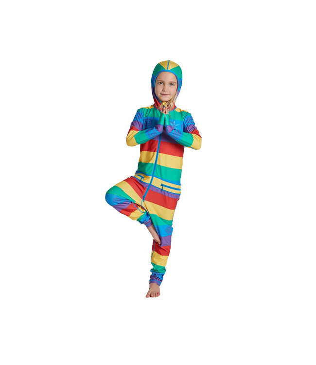 AIRBLASTER YOUTH NINJA SUIT RAINBOW STRIPE 2023