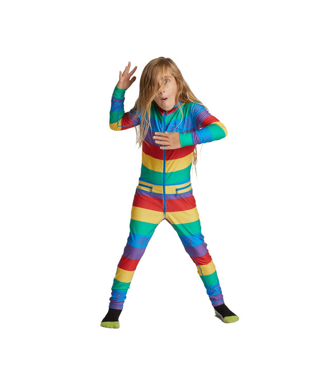 AIRBLASTER YOUTH NINJA SUIT RAINBOW STRIPE 2023