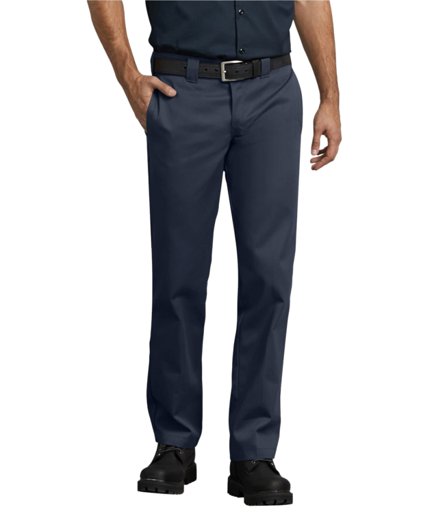 DICKIES MENS SLIM STRAIGHT WORK PANT DARK NAVY 36