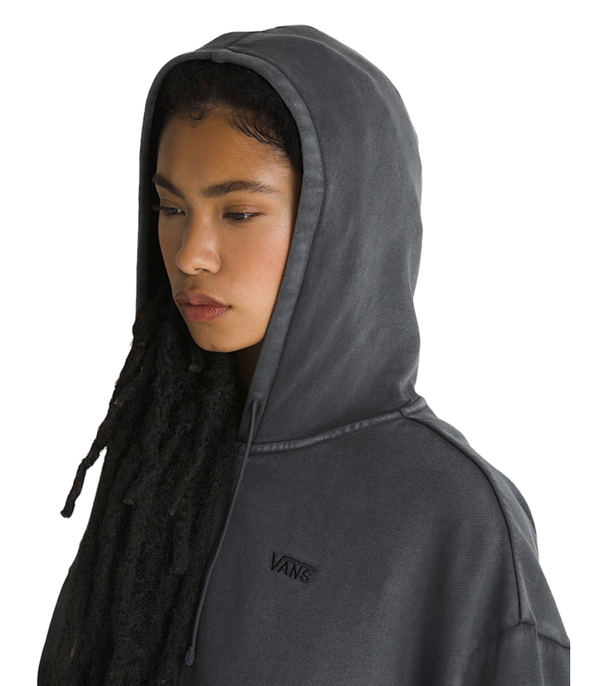 VANS WOMENS EVERYDAY OVERSIZED ZIP HOODIE BLACK