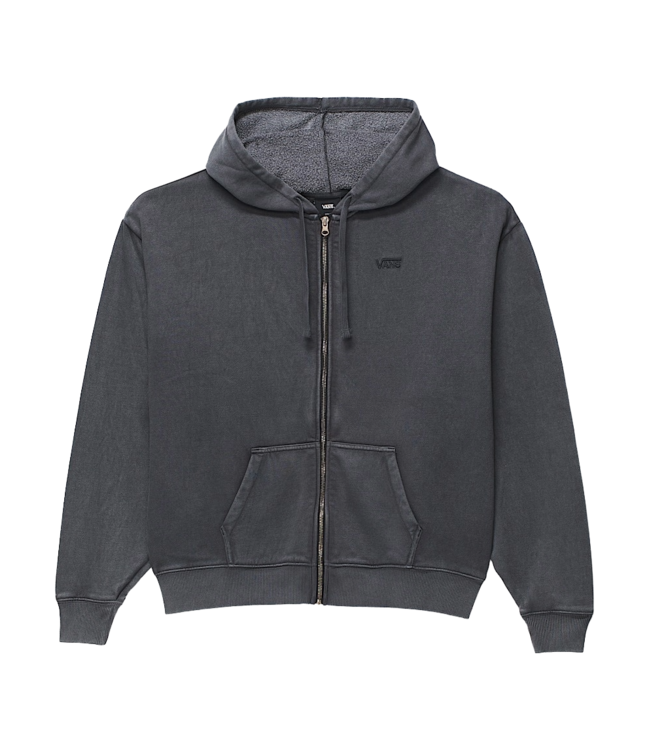 VANS WOMENS EVERYDAY OVERSIZED ZIP HOODIE BLACK