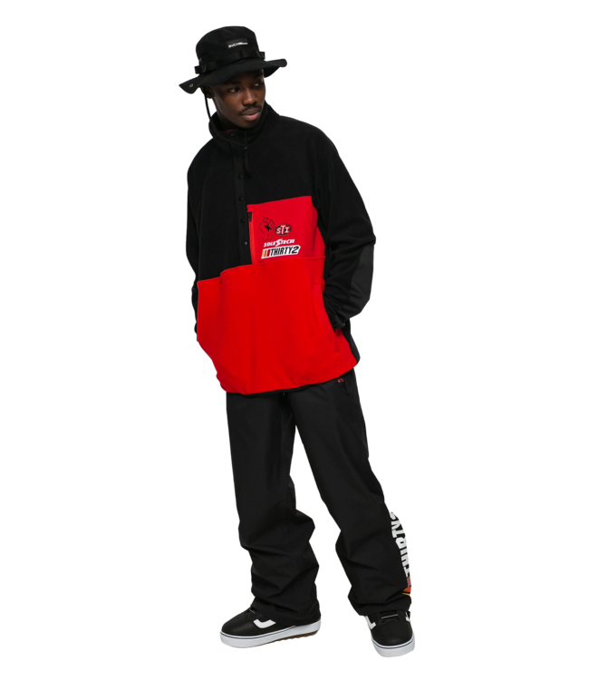 THIRTY-TWO ZEB CORSSOVER ANORAK BLACK/RED 2022