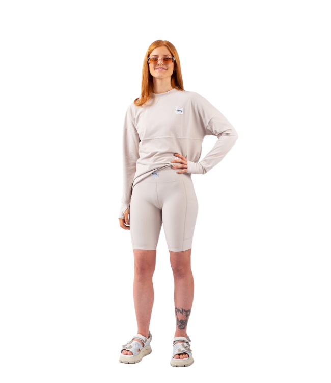 EIVY WOMENS VENTURE RIB BASE LAYER TOP FADED CLOUD 2023