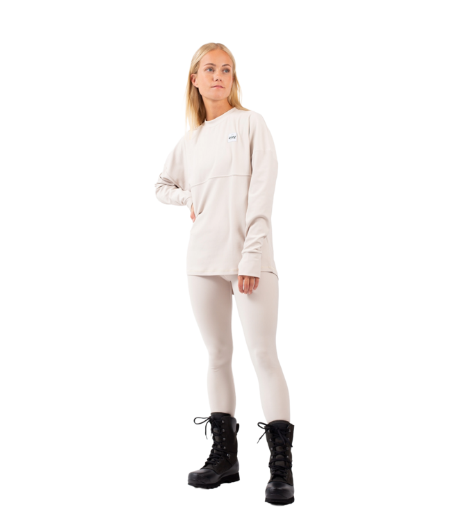 EIVY WOMENS VENTURE RIB BASE LAYER TOP FADED CLOUD 2023