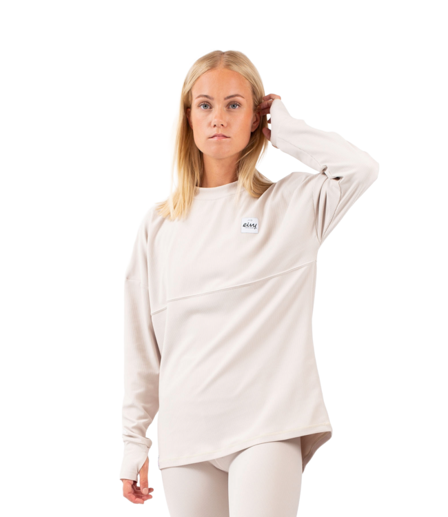 EIVY WOMENS VENTURE RIB BASE LAYER TOP FADED CLOUD 2023