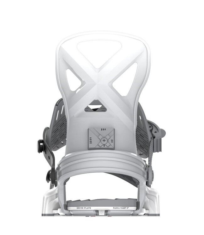 BENT METAL ANVIL SNOWBOARD BINDINGS WHITE/GREY 2026