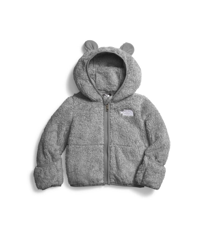 THE NORTH FACE BABY BEAR FULL ZIP HOODIE MEDIUM GREY HEATHER 2024