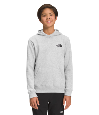 THE NORTH FACE THE NORTH FACE BOYS CAMP FLEECE PULLOVER HOODIE TNF LIGHT GREY/TNF BLACK