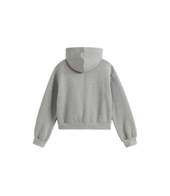 VANS BOYS VAN-ARCHY LABEL ZIP HOODIE (02F) CEMENT