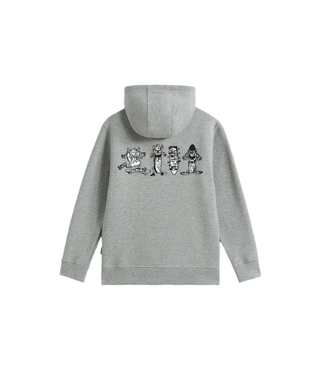 VANS KIDS SK8 POSSE FULL ZIP HOODIE (02F) CEMENT HEATHER