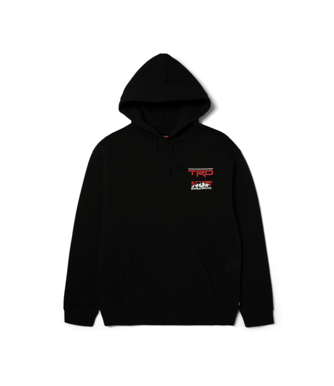 HUF MENS TEAM 4X4 HOODIE BLACK