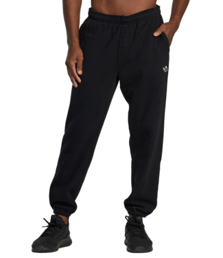 RVCA MENS VA ESSENTIAL MICRO FLEECE PANTS BLACK