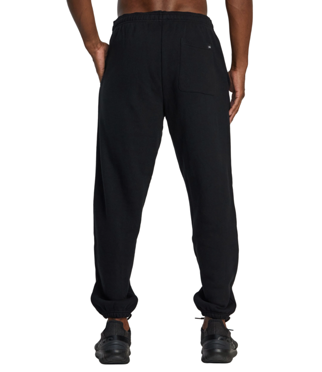 RVCA MENS VA ESSENTIAL MICRO FLEECE PANTS BLACK