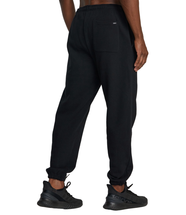 RVCA MENS VA ESSENTIAL MICRO FLEECE PANTS BLACK
