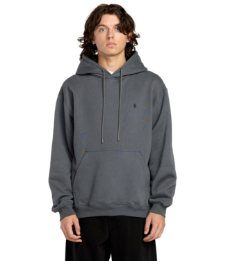 VOLCOM VOLCOM MENS SINGLE STONE PW PO HOODIE (ASB) ASHPHALT BLACK