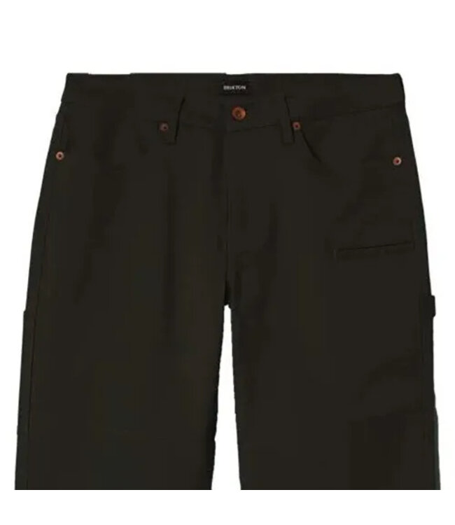 BRIXTON MENS SERVICE CARPENTER PANTS WASHED BLACK