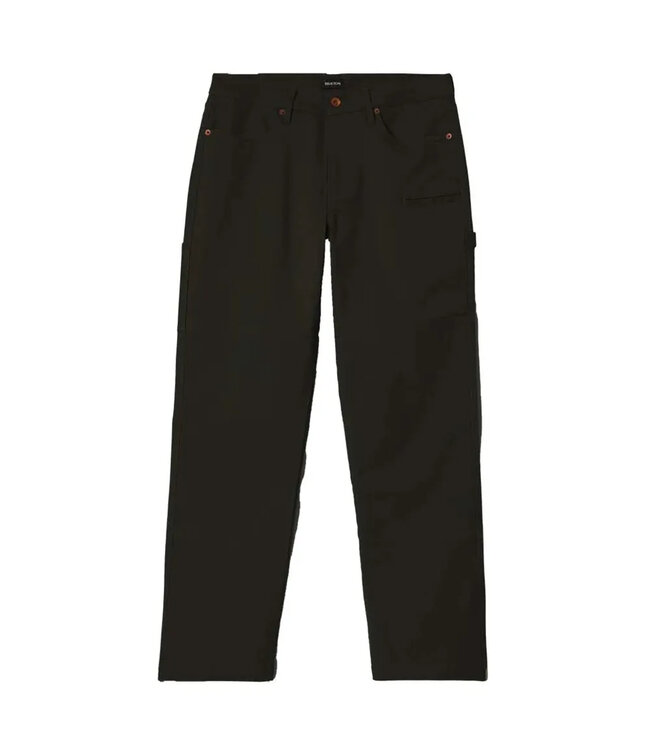 BRIXTON MENS SERVICE CARPENTER PANTS WASHED BLACK