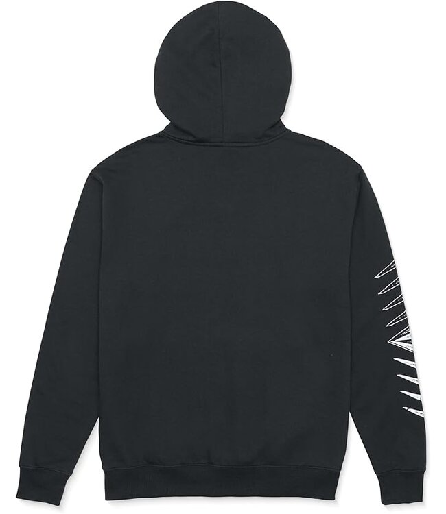 VOLCOM MENS CEMENT PO HOODIE WASHED BLACK HEATHER