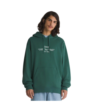 VANS VANS MENS QUOTED LOOSE PO HOODIE BISTRO GREEN