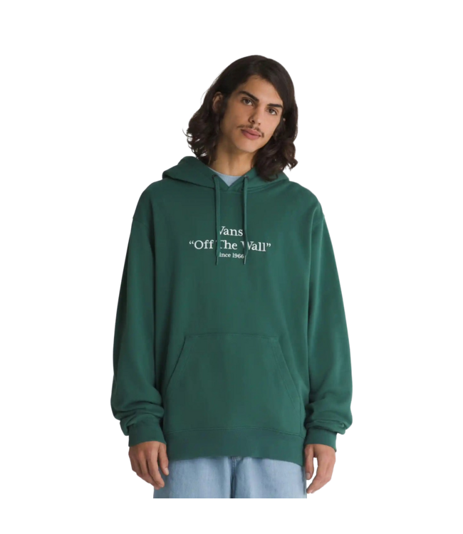 VANS MENS QUOTED LOOSE PO HOODIE BISTRO GREEN