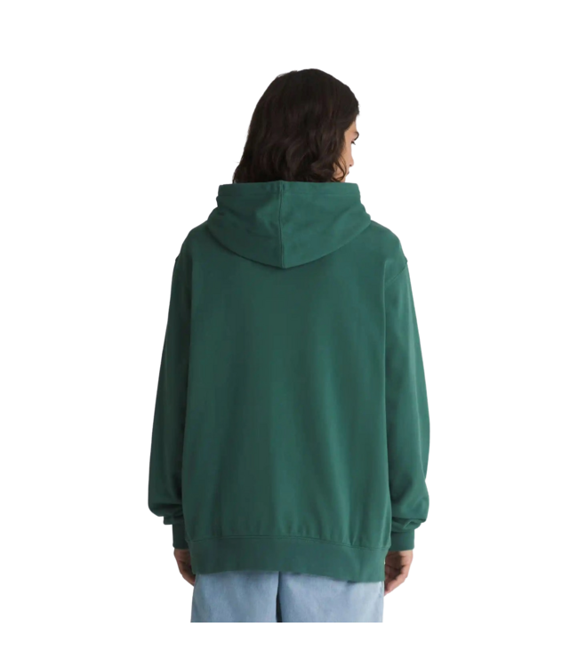 VANS MENS QUOTED LOOSE PULLOVER HOODIE BISTRO GREEN
