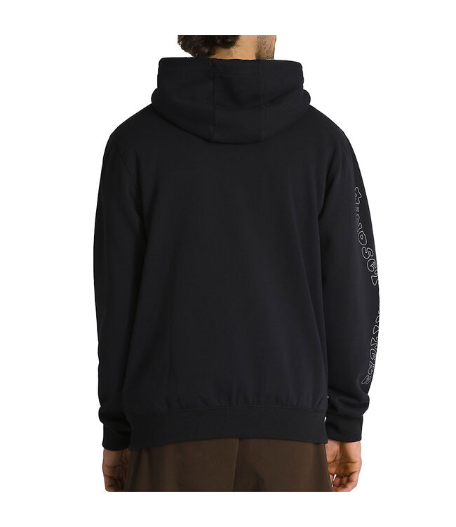 VANS MENS HANNAH EDDY PULLOVER HOODIE BLACK