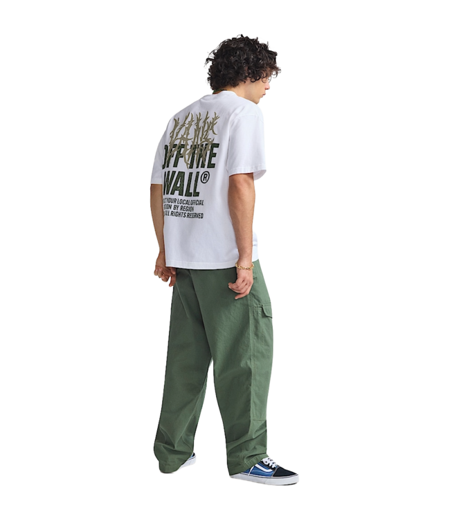 VANS MENS SKATE LOOSE ATIBA HAZE CARGO PANTS (EN6) PINE FOREST