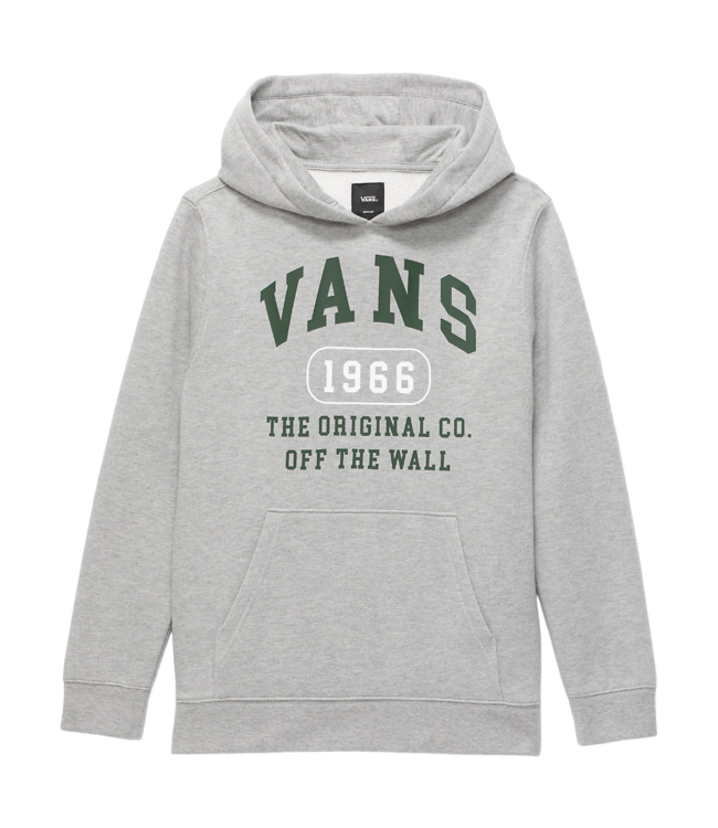 VANS BOYS THE ORIGINAL PULLOVER HOODIE CEMENT HEATHER