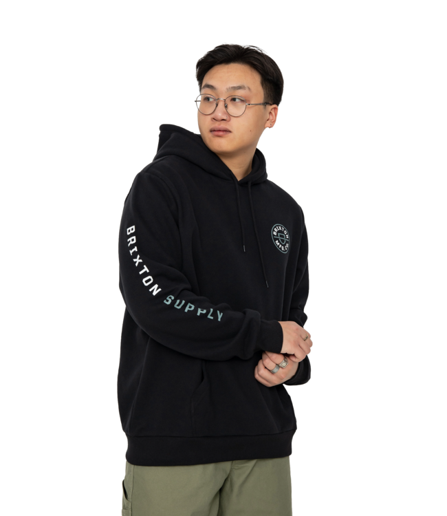 BRIXTON MENS CREST HOODIE