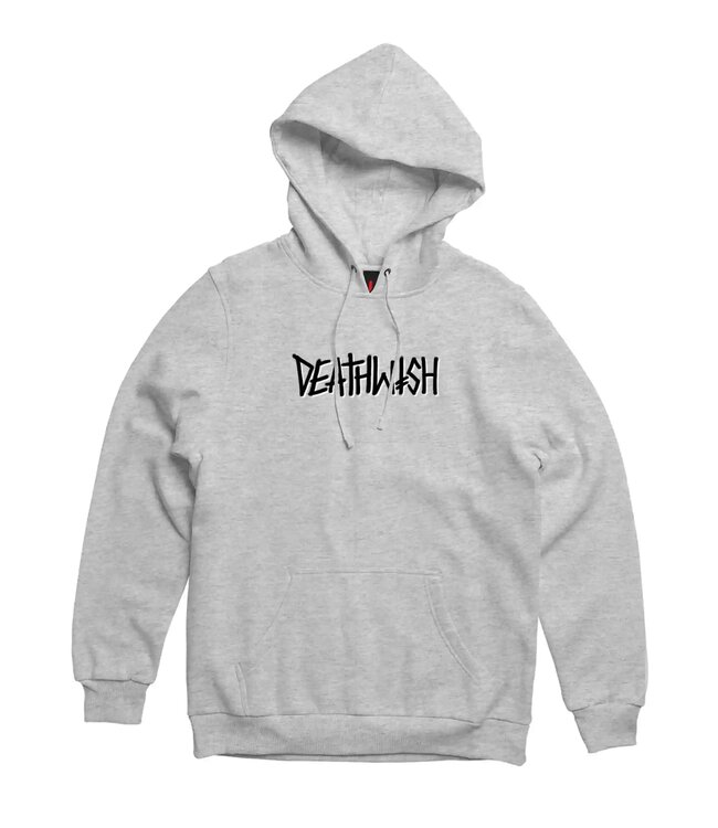 DEATHWISH MENS DEATHSPRAY HOODIE HEATHER GREY