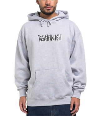 DEATHWISH MENS DEATHSPRAY HOODIE HEATHER GREY