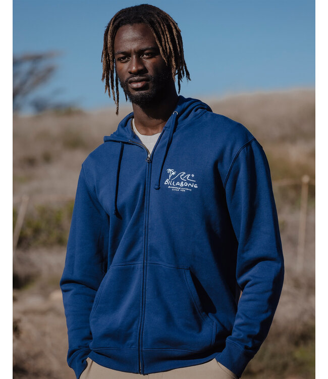 BILLABONG MENS SHORT SANDS ZIP HOODIE