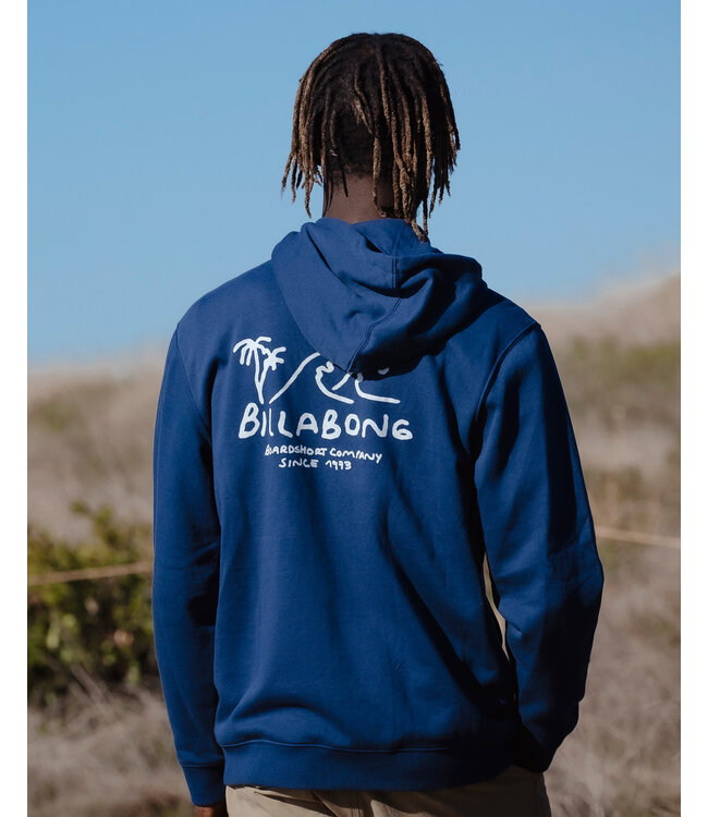 BILLABONG MENS SHORT SANDS ZIP HOODIE